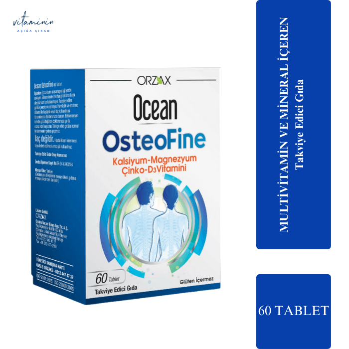 (60 عددی) Ocean Osteofine قرص 