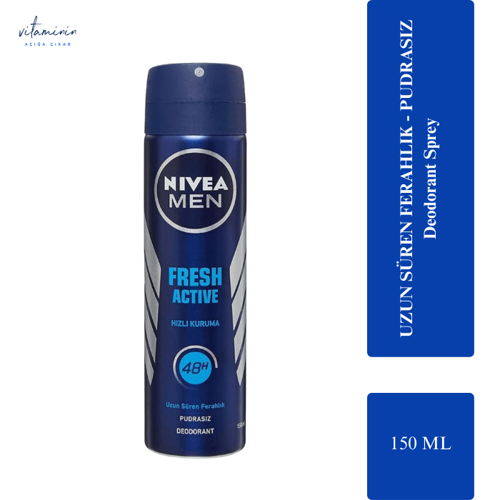 Nivea Erkek Deodorant Sprey Fresh Active 150 ML