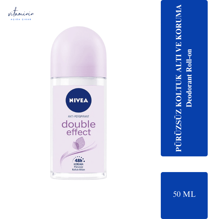 Nivea Kadın Roll-On Deodorant Double Effect 50 ML