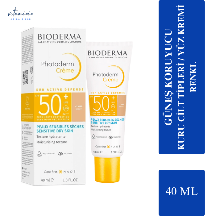 Bioderma Photoderm Krem SPF50+ 40 ml - Light