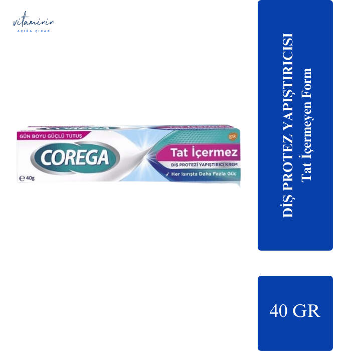  با خاصیت قوی در طول روز(بدون طعم) Corega 40 GR چسب مخصوص پروتز دندان 