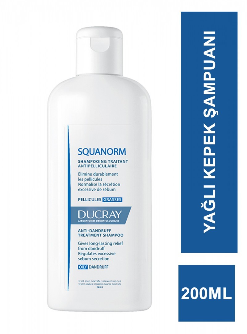 Ducray Squanorm 200 ML شامپو ضد شوره موهای چرب