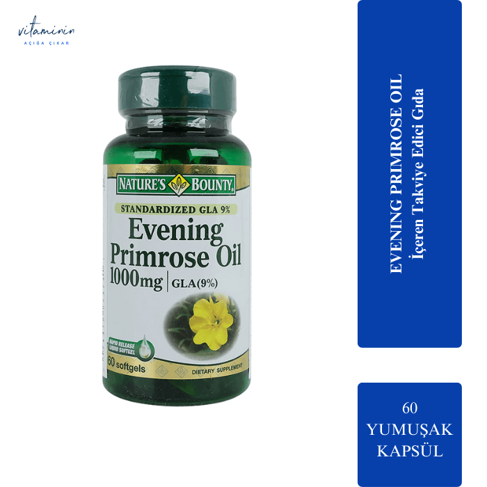 Nature's Bounty Evening Primrose Oil 1000 mg کپسول نرم