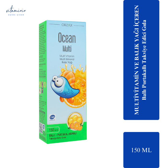 Ocean Multi Vitamin Ve Balık Yağı 150 ml 