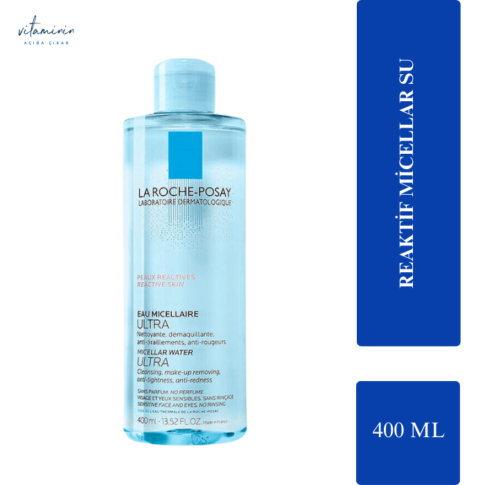  La Roche Posay Ultra Reaktif Ciltler İçin Temizleyici Misel Su 400 ml