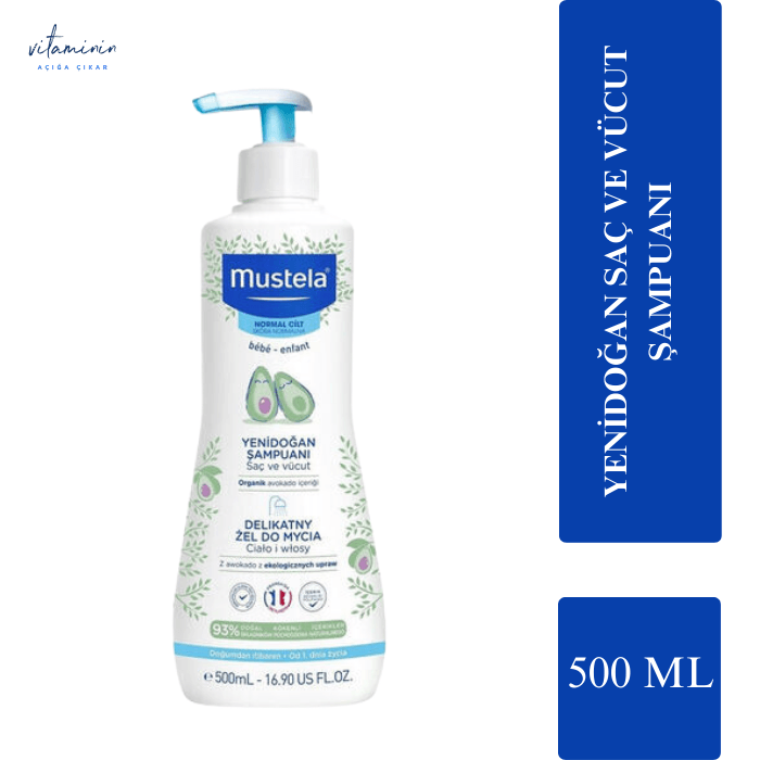 Mustela Yenidoğan Şampuan 500 ml