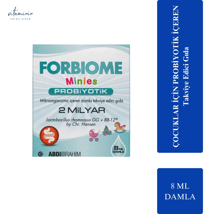 Forbiome Minies Probiyotik Damla 8 ml