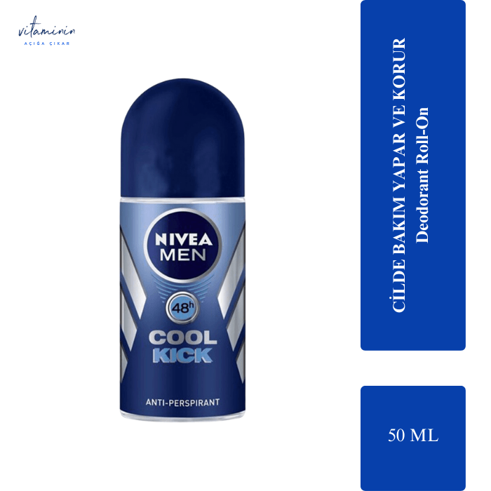 Nivea Erkek Roll-On Deodorant Cool Kick Roll-On 50 ML