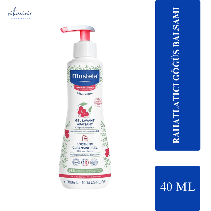 Mustela Çok Hassas Ciltler İçin Jel Şampuan  300 ml