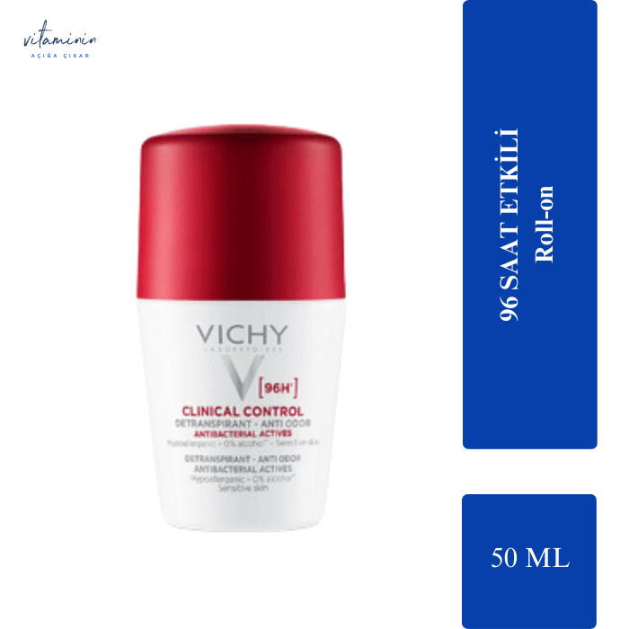 Vichy Deodorant Roll-on Clinical Control 96 Saat 50 ml