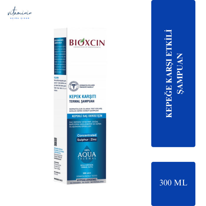 Bioxcin Aquathermal Kepek Karşıtı Şampuan 300 mL