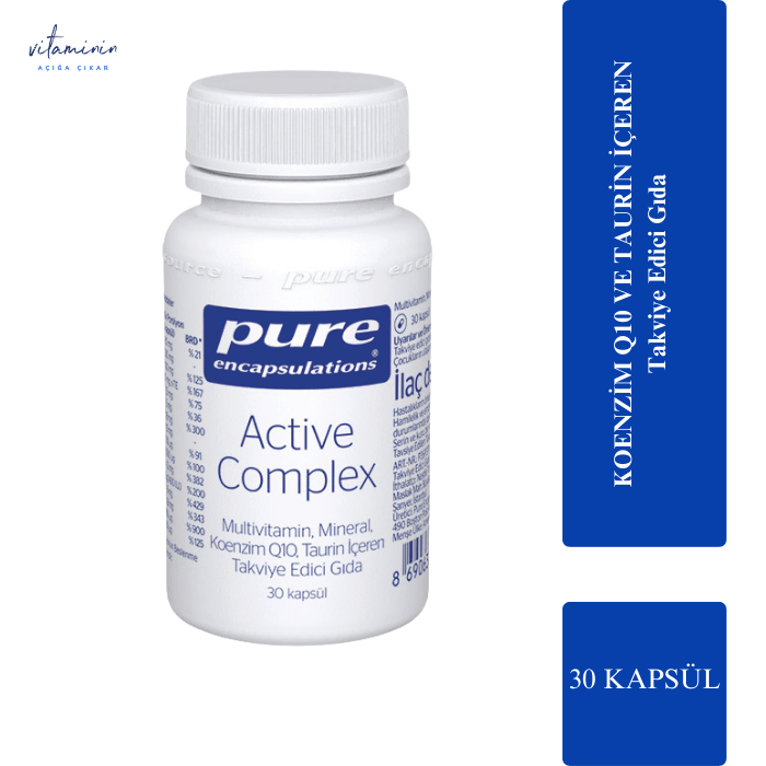 Pure Encapsulations Active Complex Koenzim Q10 30 Kapsül