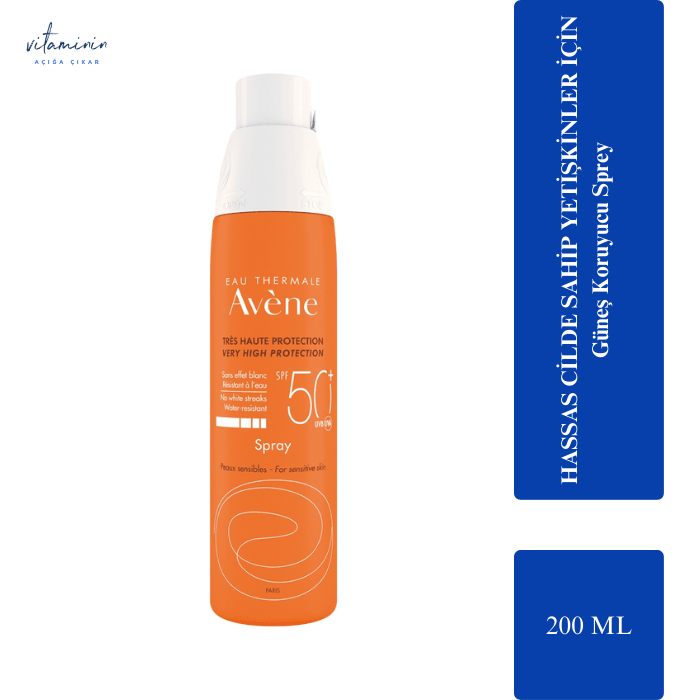 Avene Güneş Spreyi Spf50+ 200ml