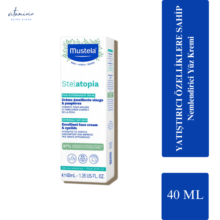 Mustela Stelatopia Yüz Kremi 40 ml