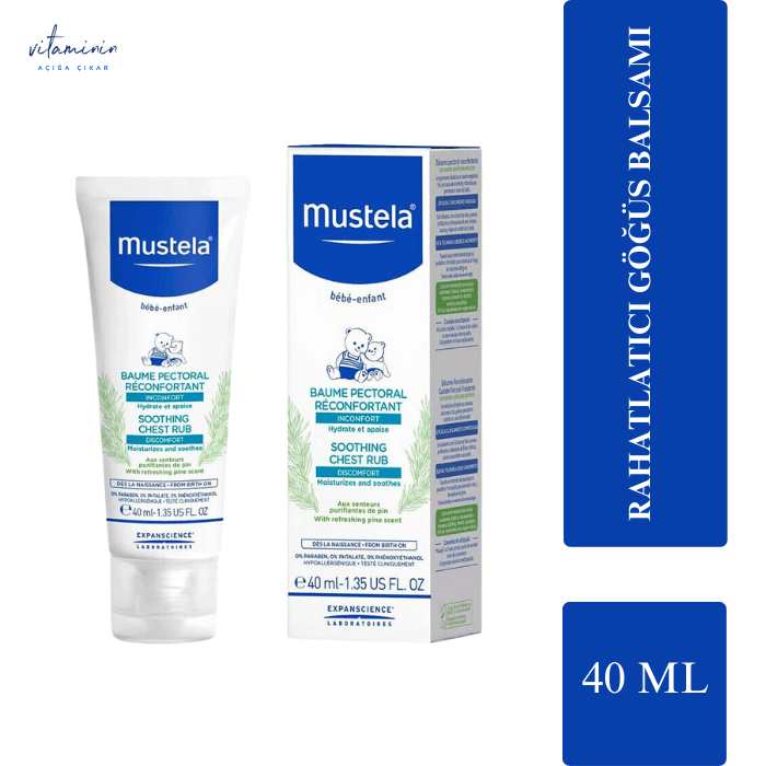 Mustela Rahatlatıcı Göğüs Balsamı 40 ml