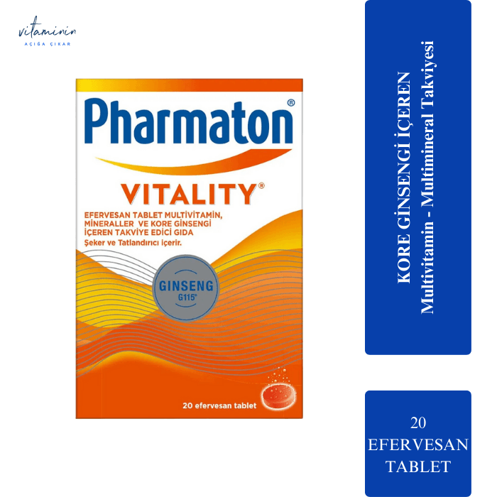 Pharmaton Vitality 20 Efervesan Tablet