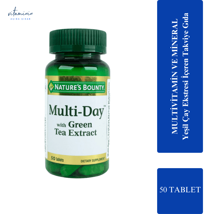 Nature's Bounty Multi-Day with Green Tea Extract 50 Tablet