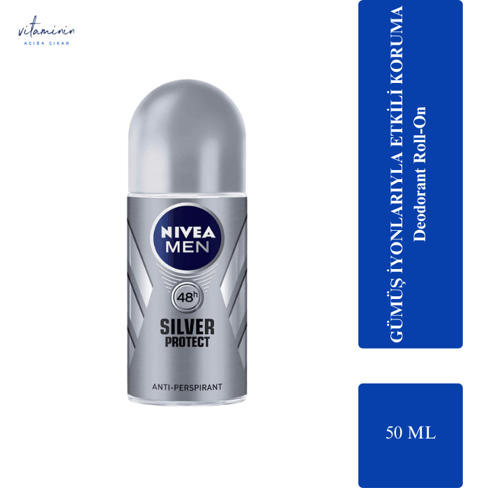 Nivea Erkek Roll-On Deodorant Silver Protect 50 ML