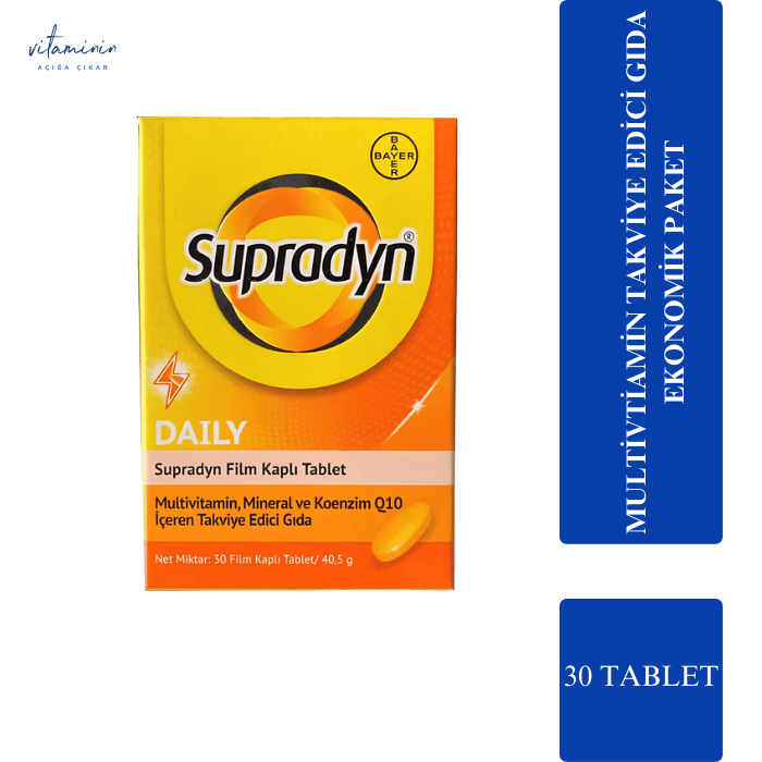 (30 عددی)  Supradyn Daily Coenzyme Q10 قرص روزانه 