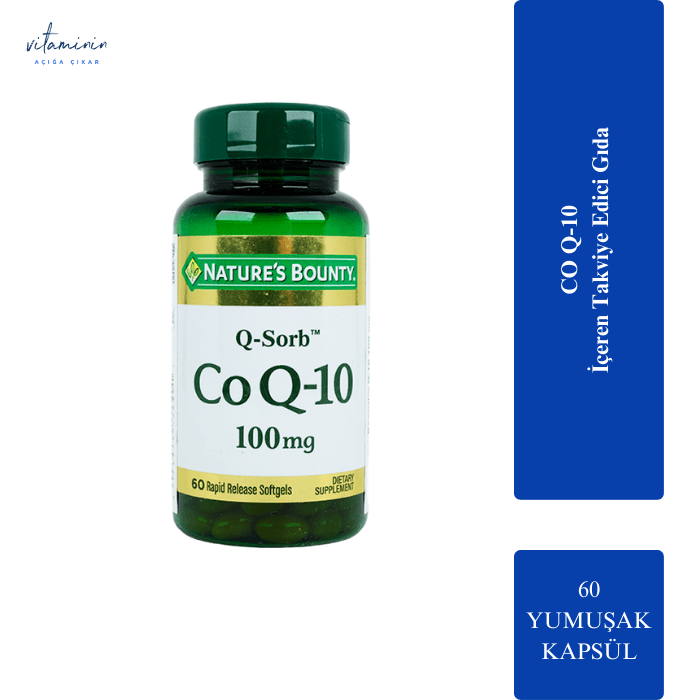 Nature's Bounty CoQ-10 100 mg  کپسول نرم کو کیو10 
