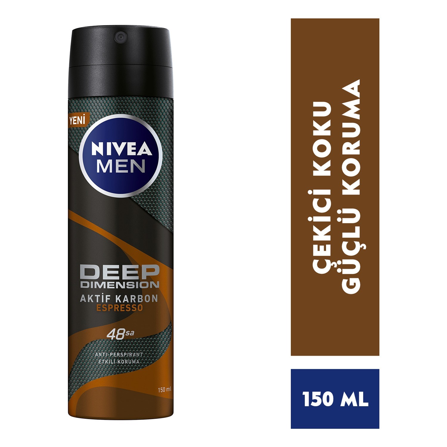  Nivea Erkek Deodorant Sprey Deep Espresso 150 ML