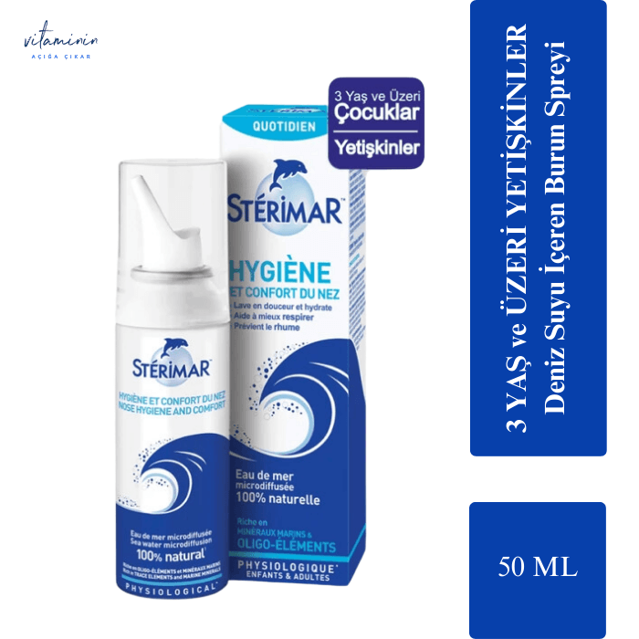 Sterimar Burun Spreyi Deniz Suyu 50 ml