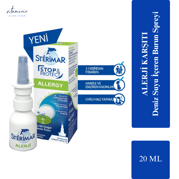  Sterimar Burun Spreyi Stop & Protect Alerji 20 ml