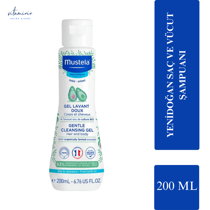 Mustela Yenidoğan Şampuan 200 ml