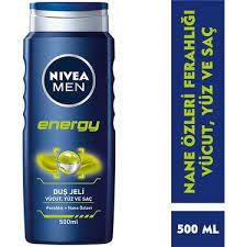 مخصوص مو,صورت ,بدن Nivea Men Energy 500 ML شامپو مردانه