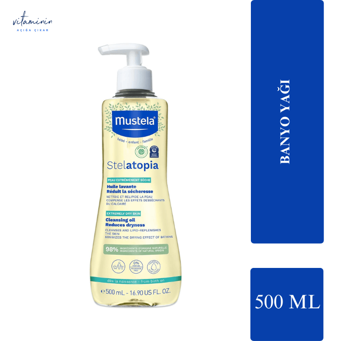 Mustela Stelatopia Bebek Duş Yağı 500 ml