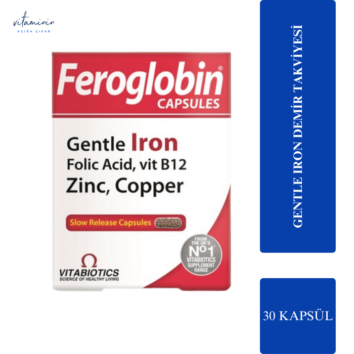 Feroglobin 30 Kapsül - Gentle Iron Demir Takviyesi