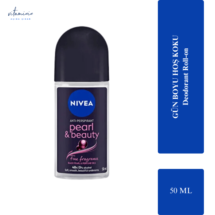 Nivea Kadın Roll-On Deodorant Pearl & Beauty Black 50 ML