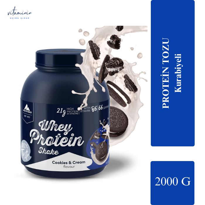 Multipower Whey Protein Shake Cookies&Cream 2000 Gr