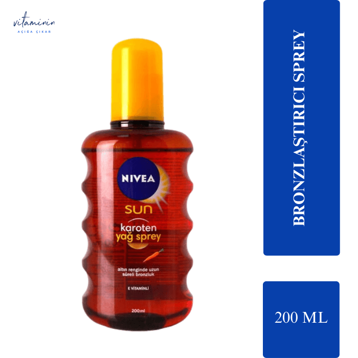  Nivea Sun Sprey Karoten Yağı 200 ml - Bronzlaştırıcı