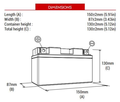 BS BATTERY BTX12-BS Motosiklet Aküsü