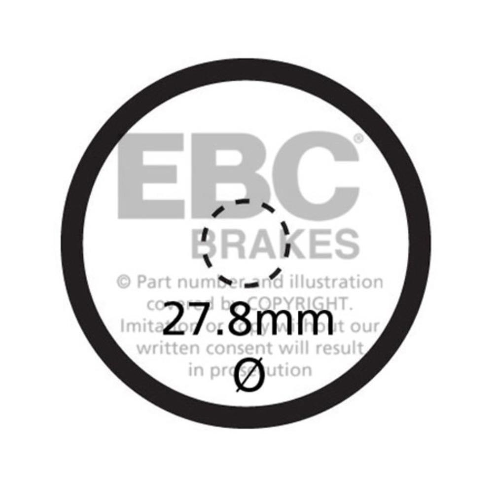 EBC SFA621V YAMAHA TMAX 500/530 EL FREN BALATASI
