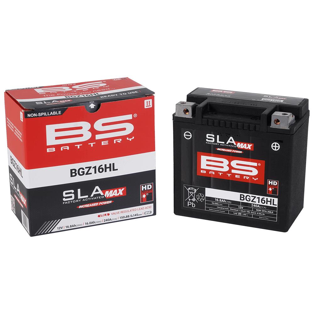 BS Battery BGZ16HL SLA MAX Motosiklet Aküsü 300932