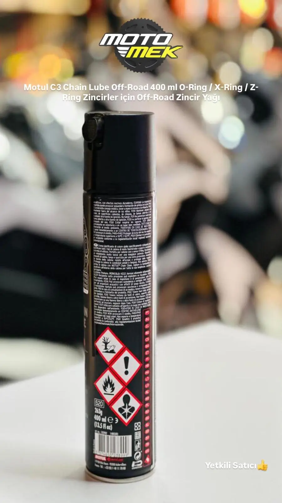 Motul C3 Chain Lube Motosiklet Zincir Koruma Spreyi 400ml