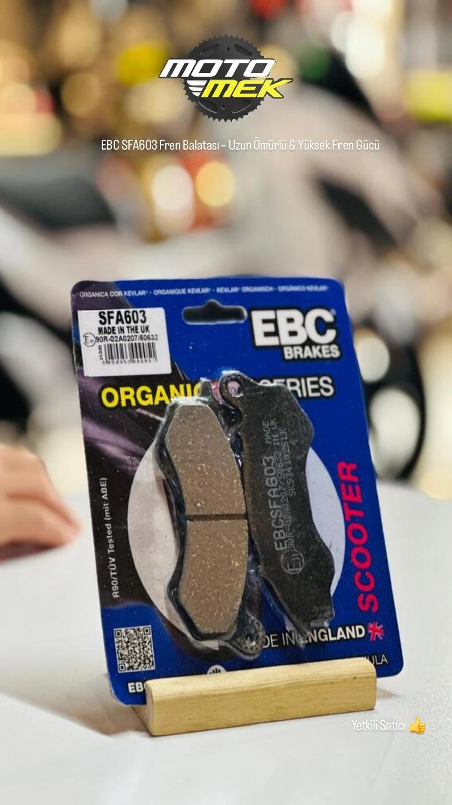 HONDA PCX 125(ÖN) 12-18 EBC SFA603 Fren Balatası – Uzun Ömürlü & Yüksek Fren Gücü