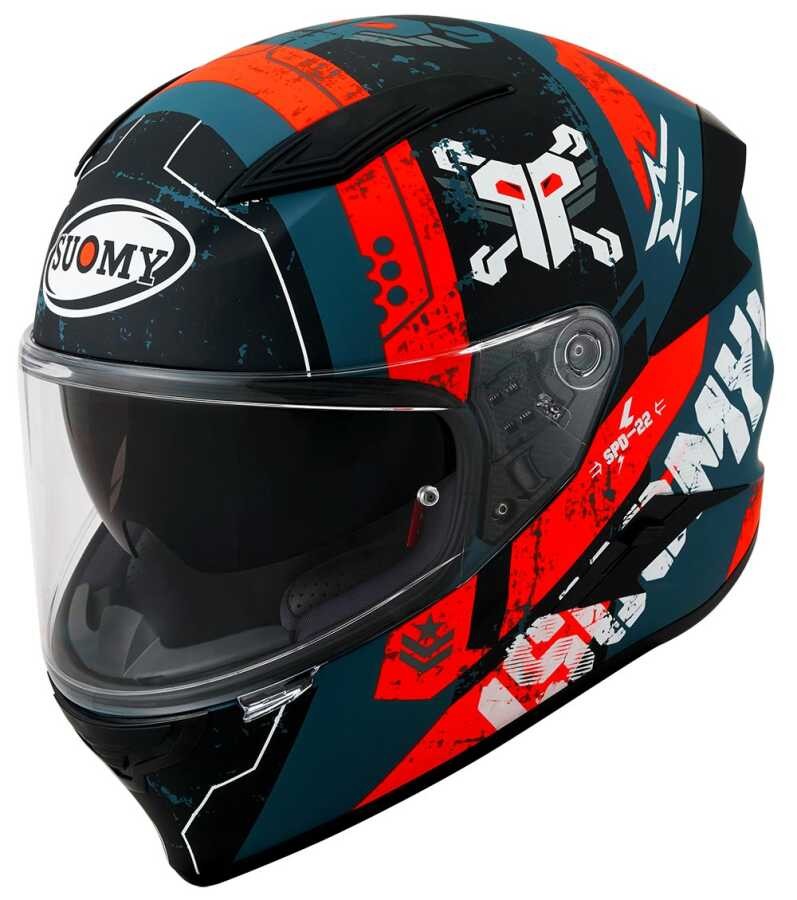 SUOMY SPEEDSTAR KASK TACTIC DARK GREEN-WHITE MAT SUOMY.KSVR.0040