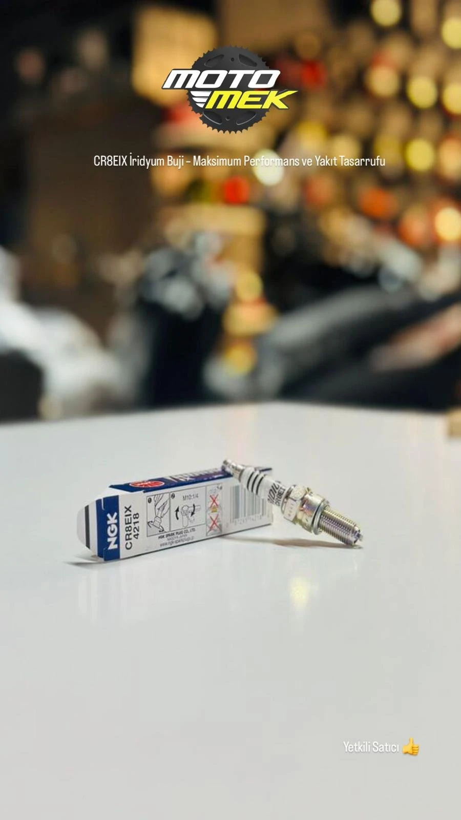 APRILIA Leonardo / ST 150 CR8EIX İridyum Buji – Maksimum Performans ve Yakıt Tasarrufu