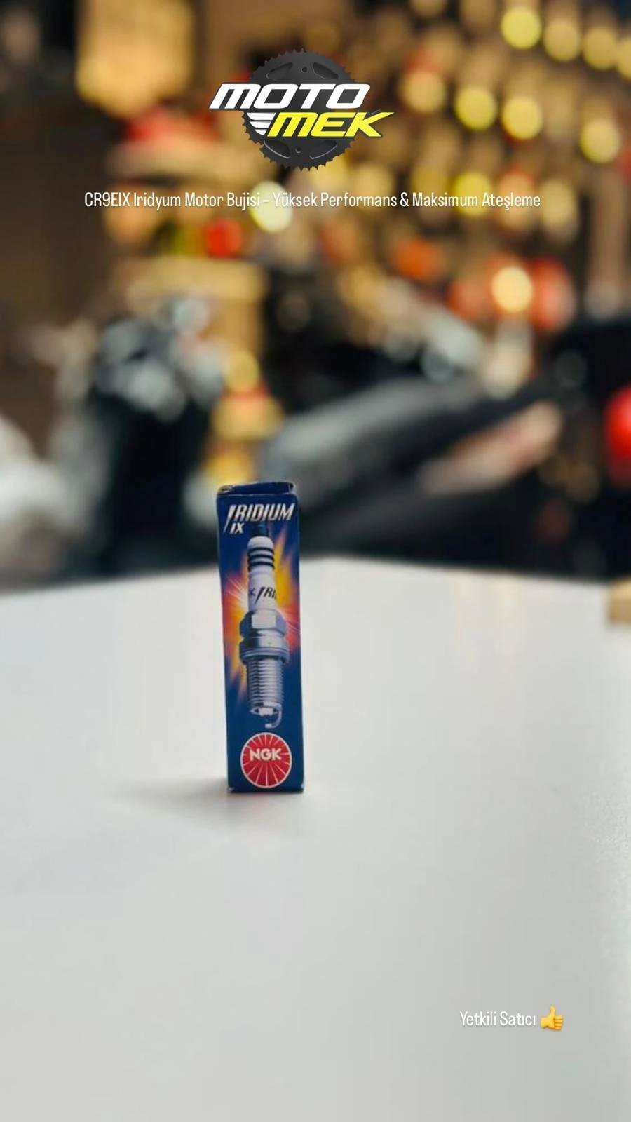 APRILIA RSV4 Factory 1100 CR9EIX Iridyum Motor Bujisi – Yüksek Performans & Maksimum Ateşleme