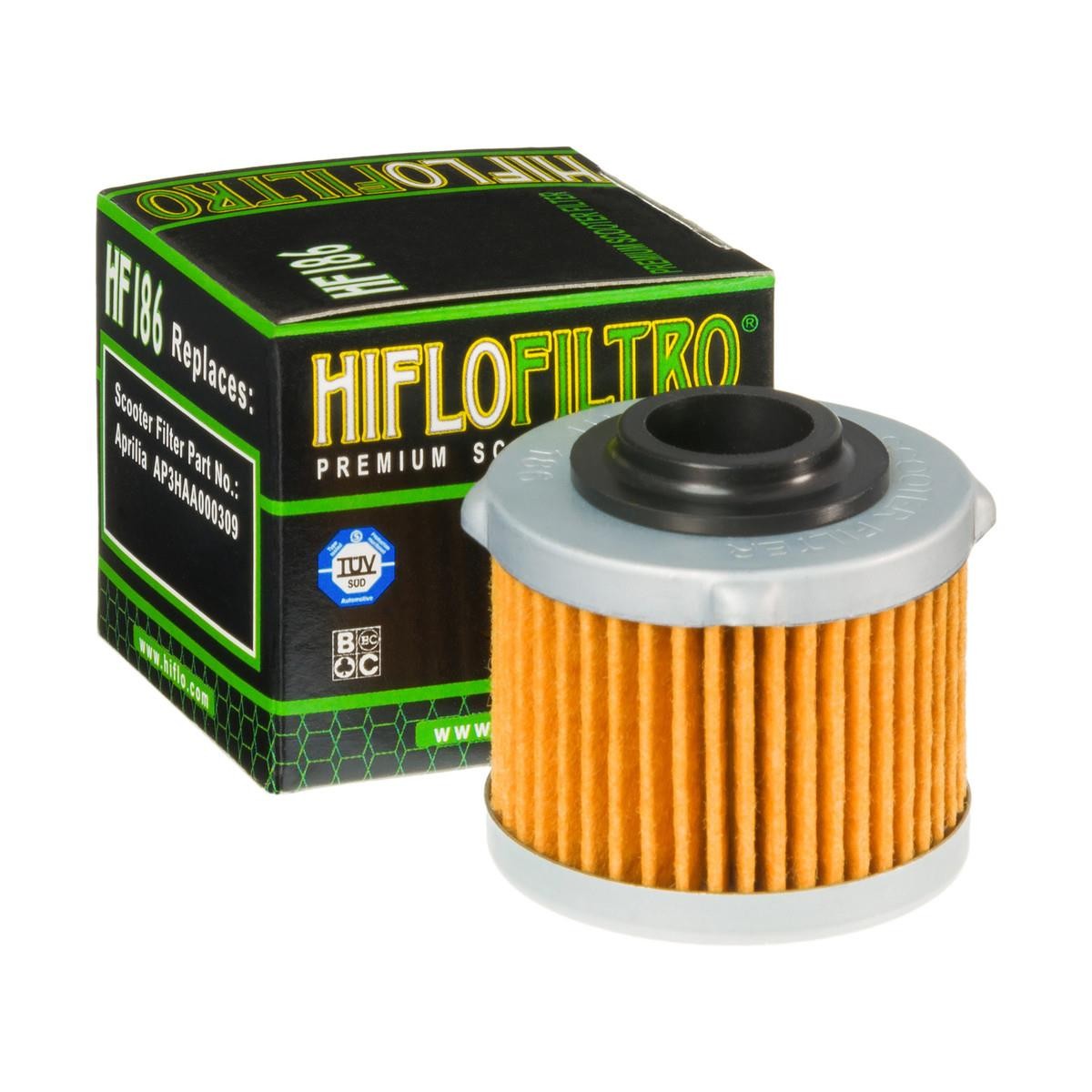 Hiflo Aprilia Scarabeo 200 (07-15) Yağ Filtresi HF186