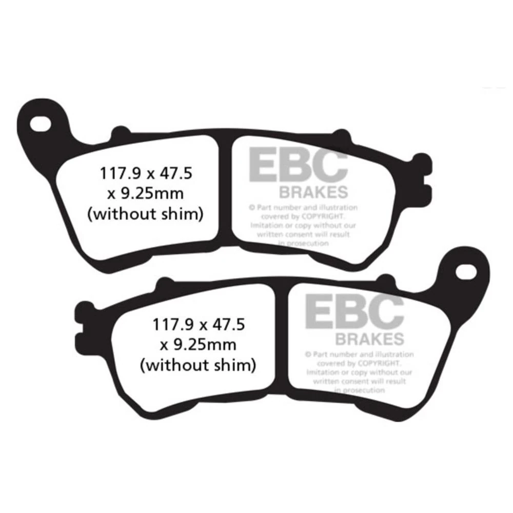 EBC FA640V HD XL883-XL1200 IRON SPORTSTRER 14-20 ÖN FREN BALATASI