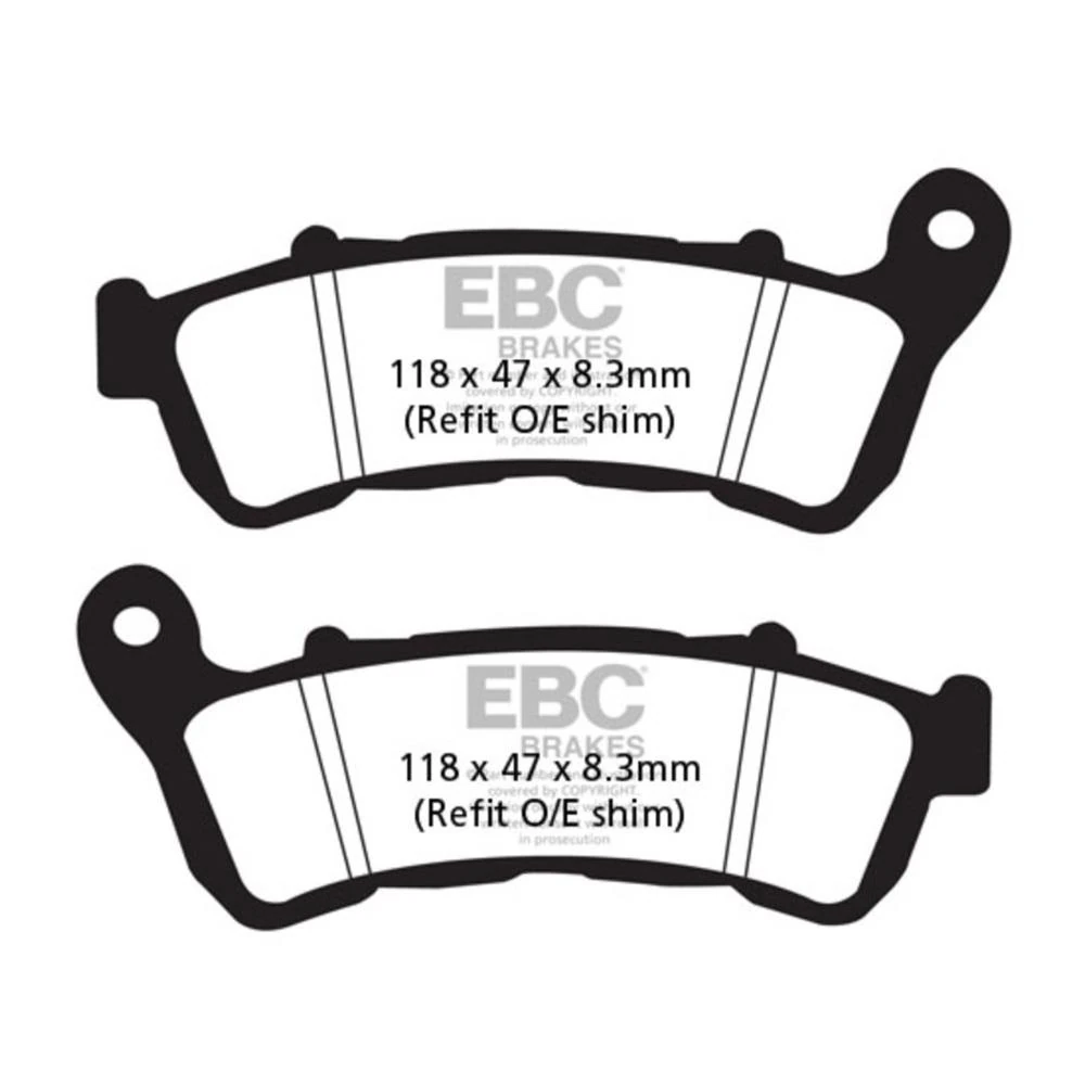 EBC FA388 HONDA SH125/SH300, CBR250R , CBF500 , SUZUKI BURGMAN 125 ÖN FREN BALATA