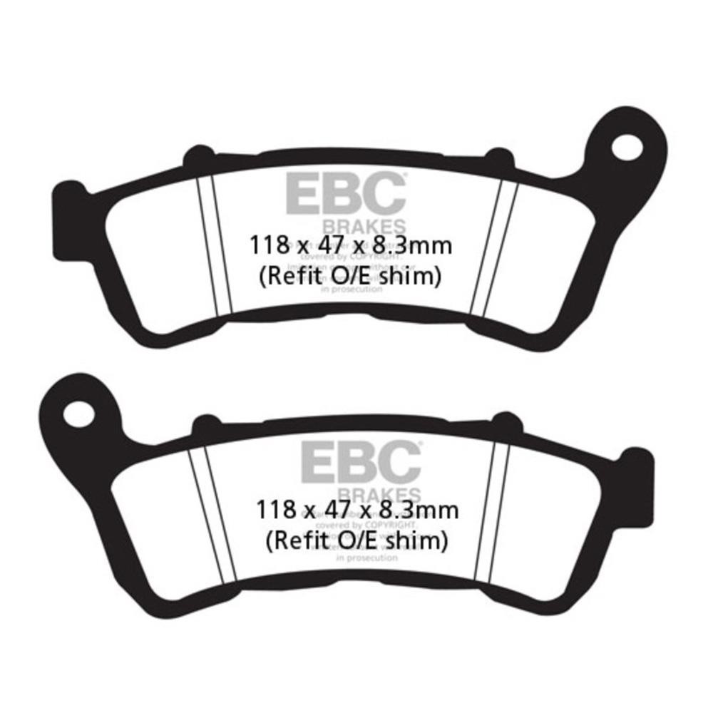 EBC SFA388HH SINTER SCOOTER PERFORMANS BALATASI
