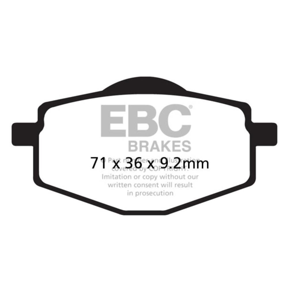 EBC FA101TT YAMAHA XT600 Z TENERE 87-98 ARKA OFFROAD FREN BALATASI