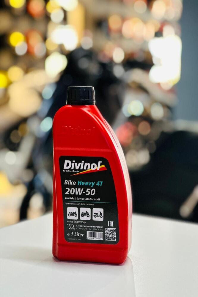 Divinol Motosiklet Yağı  1 Litre 20w50 4t Alman Malı