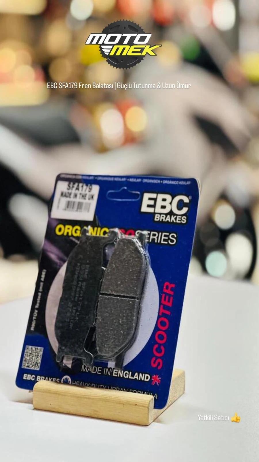 CF MOTO 250 NK(ÖN) 20 EBC SFA179 Fren Balatası | Güçlü Tutunma & Uzun Ömür