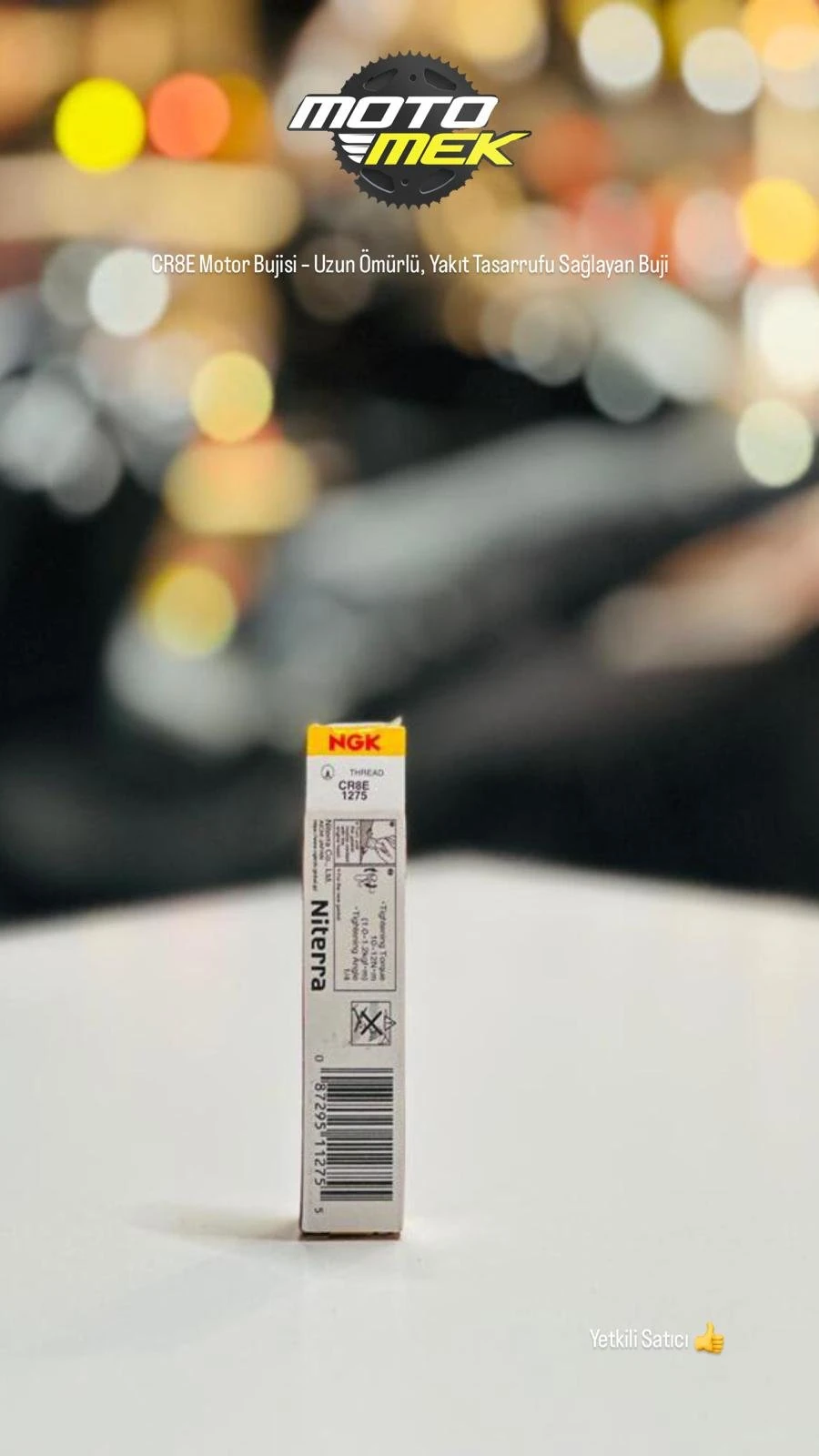 SUZUKI An 125 CR8E Motor Bujisi – Uzun Ömürlü, Yakıt Tasarrufu Sağlayan Buji
